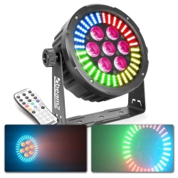 Reflektor PAR LED RGBAW UV 7x 12W BeamZ BAC502